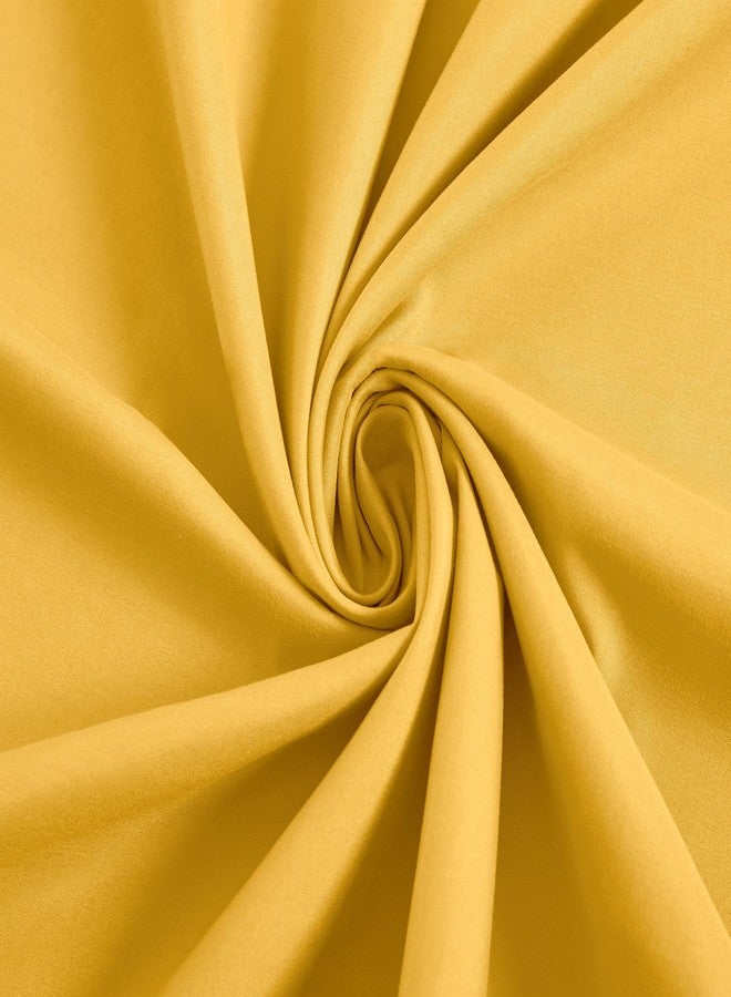MILVOWOC 2Pcs Brushed Microfiber Standard Pillowcases - 20 x 26 Inch, Yellow Pillow Case Set Non Slip Envelope Pillow Cover with Moisture Absorption and Anti-Wrinkle - Image 5